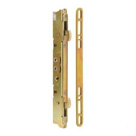 Prime-Line 9-7/8in Steel, Multi-Point Door Lock and Keeper with 45 Degree Keyway for Sliding Patio Doors E 2473